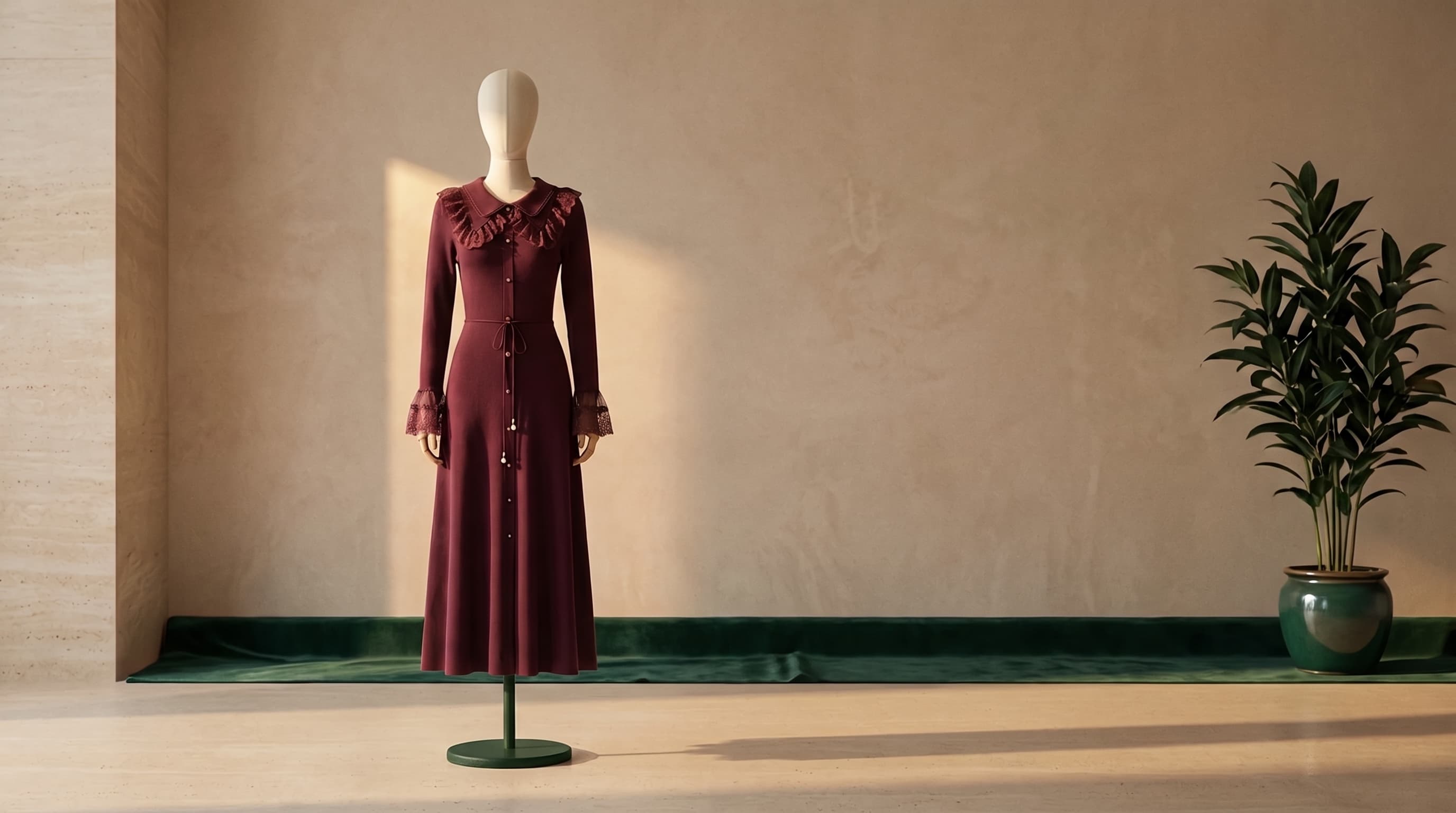 Silhouette de la collection Altesse, look 5